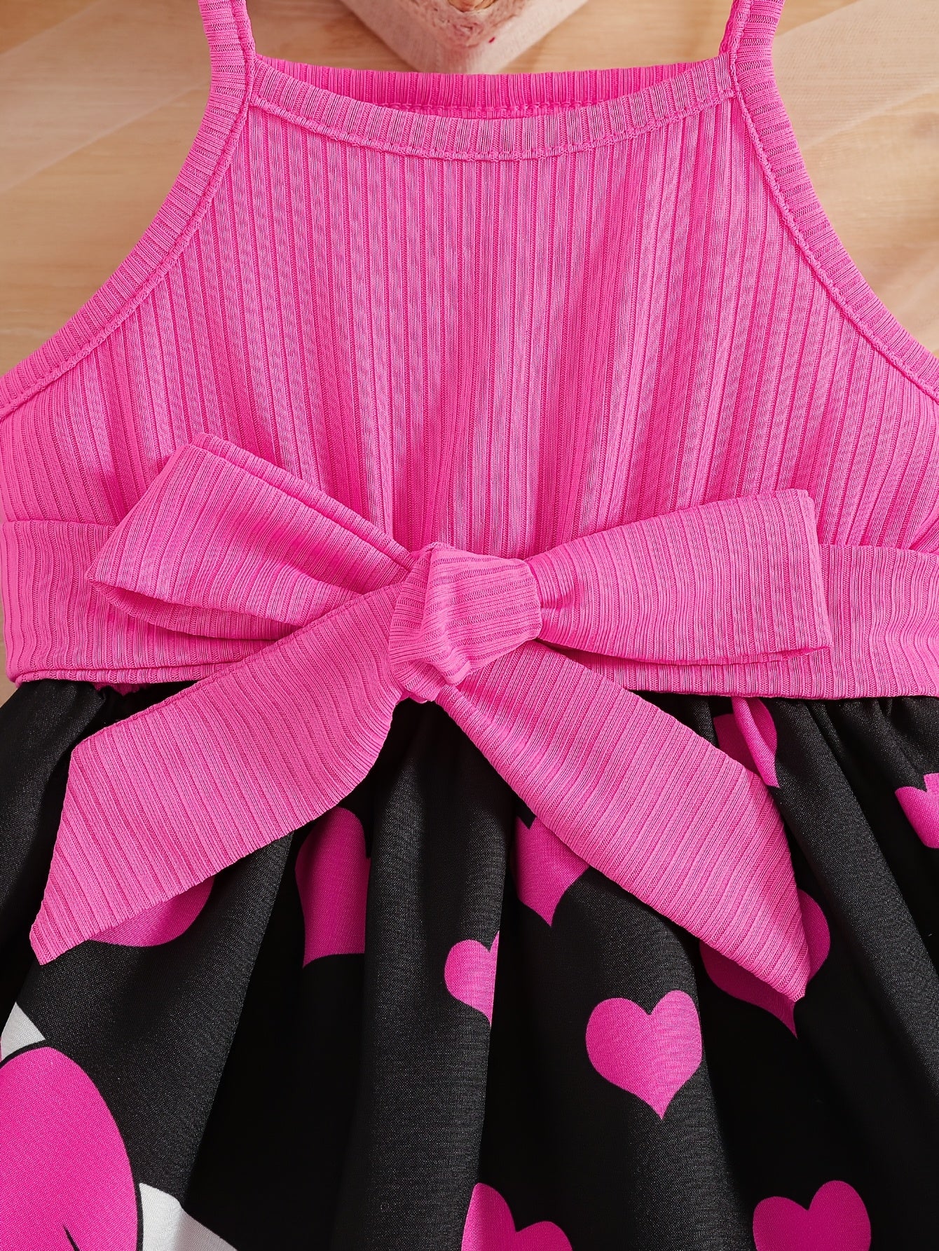 Adorable Cartoon Cat Print Sleeveless Dress for Girls