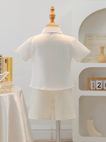 2025 New Summer Gentleman Style Two-piece Set