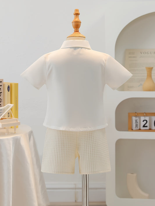 2025 New Summer Gentleman Style Two-piece Set